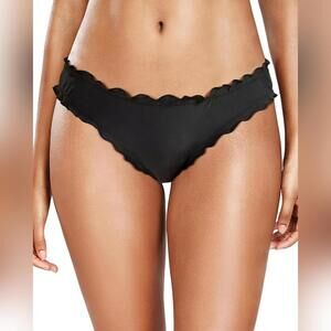 NWT Tempt Me Twist High Cut Ruched Swimsuit Bikini Bottoms, Medium (8-10)